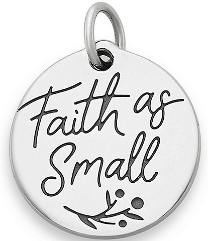 James Avery Sterling Silver Faith as Small as a Mustard Seed Charm