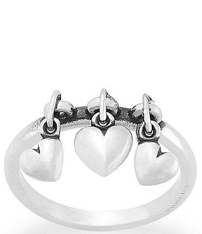 James Avery Sterling Silver Heart Drops Ring