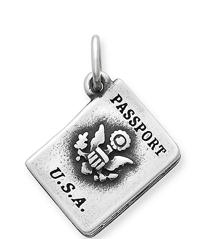 James Avery Sterling Silver Passport Charm