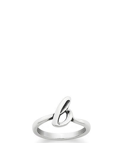 James Avery Sterling Silver Script Initial Ring