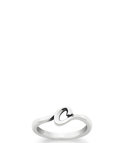 James Avery Sterling Silver Script Initial Ring