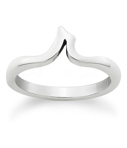 James Avery Sterling Silver Script Initial Ring