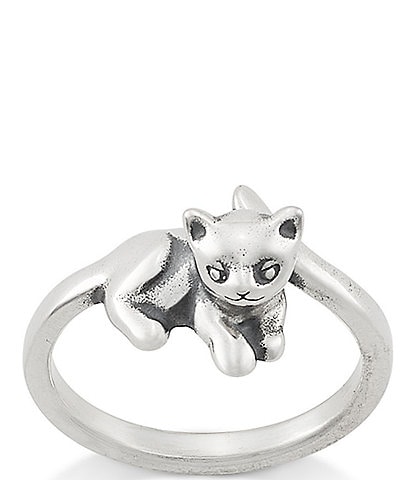 James Avery Sterling Silver Sweet Kitten Ring