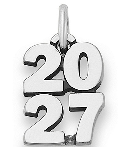 James Avery Sterling Silver Year 2027 Charm