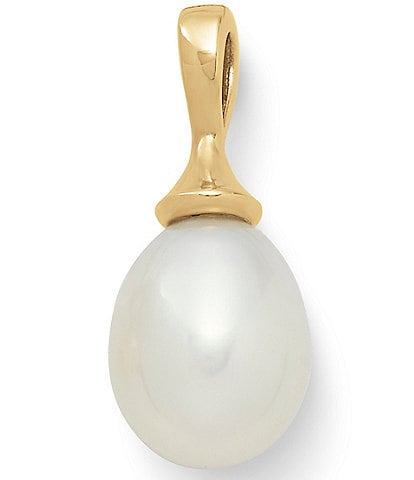 James Avery Teardrop Cultured Pearl Pendant