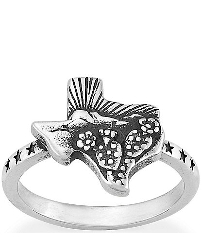 James Avery Texas Landscape Ring