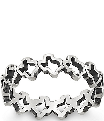 James Avery Texas Stacker Band Ring