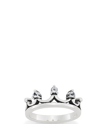 James Avery Tiara Sterling Silver Gemstone Ring