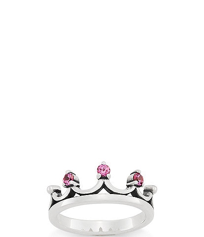 James Avery Tiara Sterling Silver Gemstone Ring