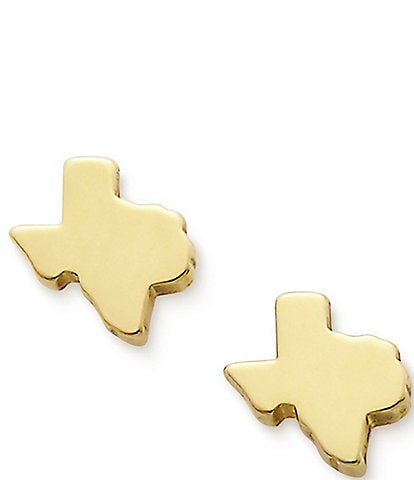 James Avery Tiny Texas 14K Gold Stud Earrings