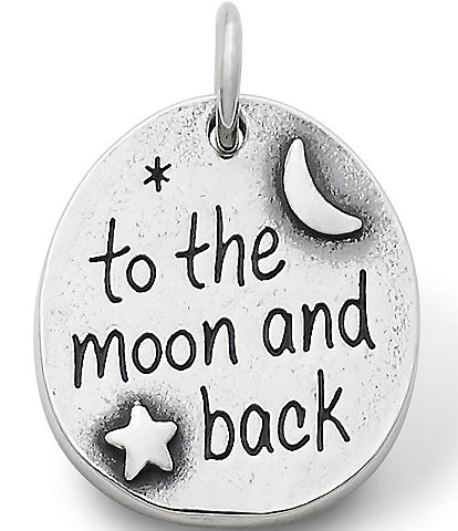 James Avery To the Moon and Back Sterling Silver Charm