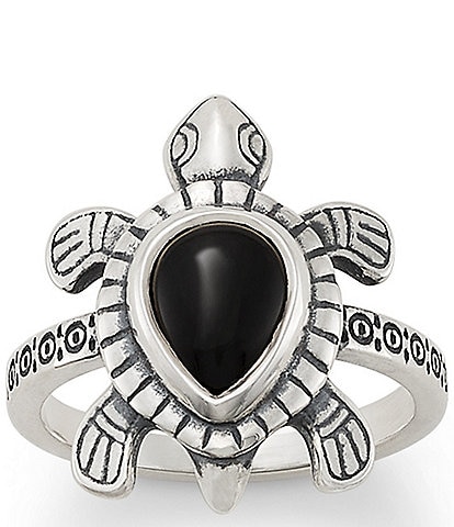 James Avery Turtle Gemstone Ring