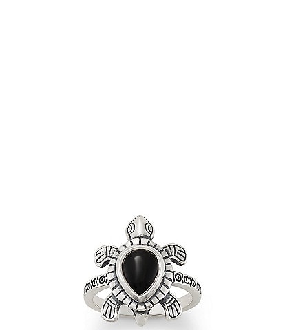 James Avery Turtle Gemstone Ring