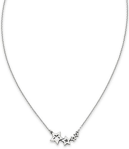 James Avery Twinkling Stars Collar Necklace