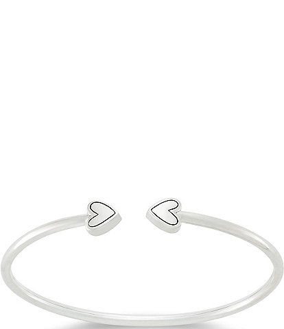 James Avery Two Hearts Flexible Cuff Bracelet