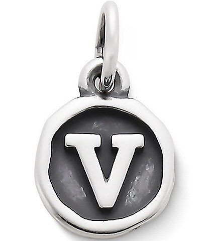 James Avery Vintage Type Initial Charm
