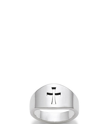 James Avery Wide Sterling Silver Crosslet Ring