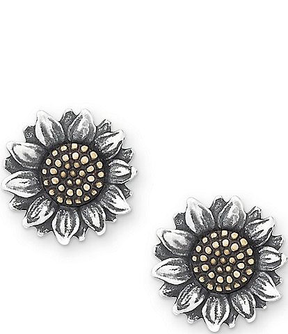 James Avery Wild Sunflower Stud Earrings