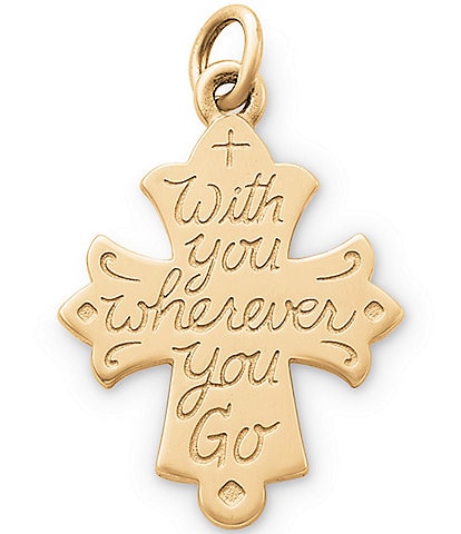 James Avery With You Wherever You Go Cross Charm