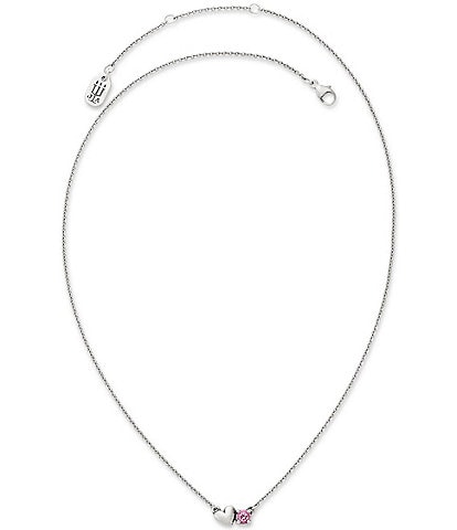 James Avery Wrapped Up In Love Gemstone Short Pendant Necklace