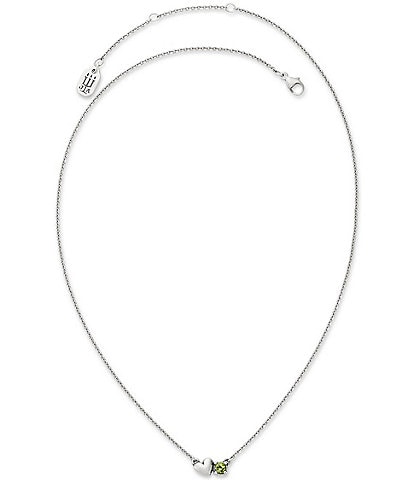 James Avery Wrapped Up In Love Gemstone Short Pendant Necklace