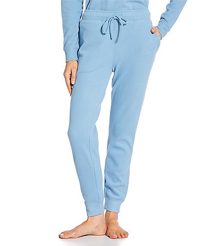 Jasmine & Ginger Solid Brushed Waffle Coordinating Sleep Joggers