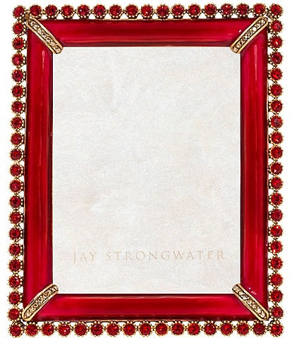 Jay Strongwater Emilia Stone Edge 3#double; x 4#double; Picture Metal Frame