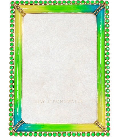 Jay Strongwater Lorraine Stone Edge Jeweled Picture Frame, 4" x 6"