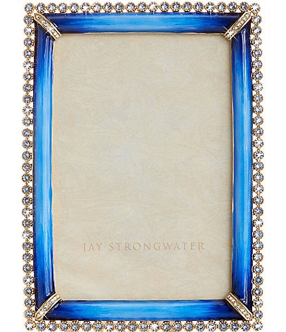 Jay Strongwater Lorraine Stone Edge Jeweled Picture Frame, 4" x 6"