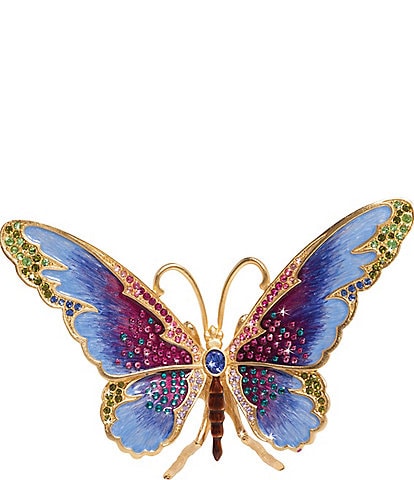 Jay Strongwater Puccini Jeweled Butterfly Large Tabletop Figurine