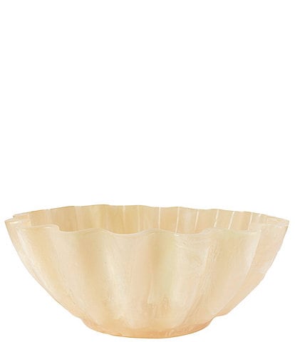 Jeanne Fitz Resin Collection Scalloped Bowl