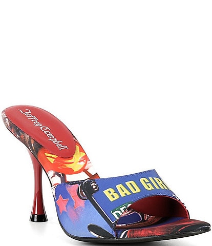 Jeffrey Campbell Agent Bad Girl Dress Slide Sandals