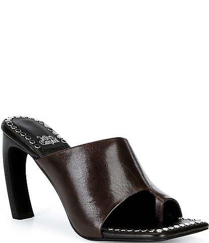 Jeffrey Campbell Alloc-ST Slide Studded Heeled Mules