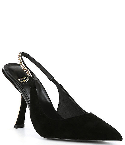 Jeffrey Campbell Arquois Suede Slingback Pumps