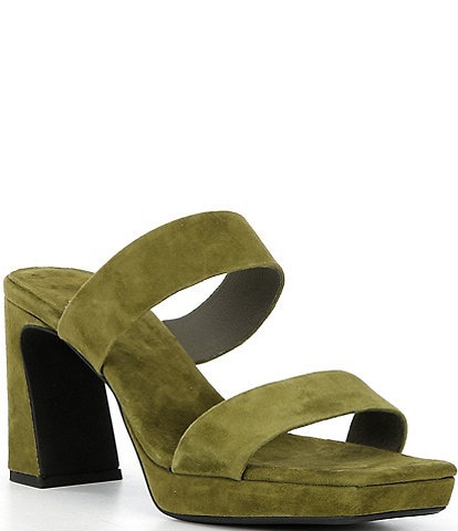Jeffrey Campbell Danity Suede Platform Slide Sandals