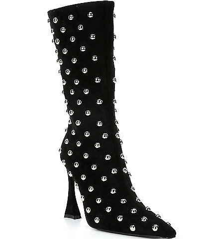 Jeffrey Campbell Fancy Suede Dome Stud Boots