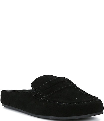Jeffrey Campbell Miles Suede Penny Loafer Clogs
