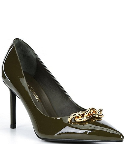 Jeffrey Campbell Nikia Patent Leather Point Toe Pumps