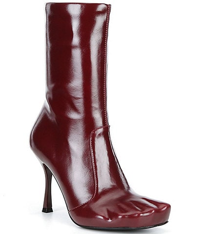 Jeffrey Campbell Visionary Toe Mid Calf Boots