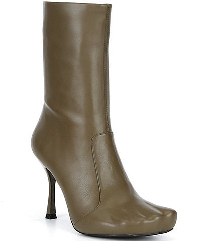 Jeffrey Campbell Visionary Toe Mid Calf Boots
