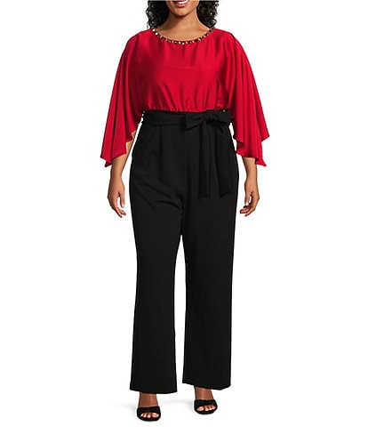 Women s Plus Size Jumpsuits Rompers Dillard s