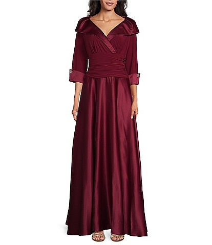 Burgundy dresses at dillards best sale