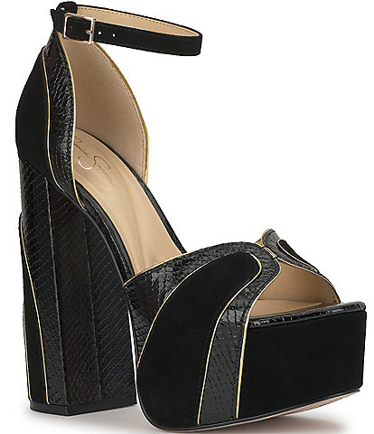 Jessica Simpson Avele Ankle Strap Platform Sandals