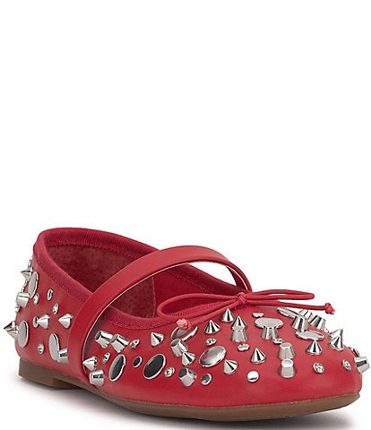 Jessica Simpson Azalina Studded Mary Jane Ballet Flats