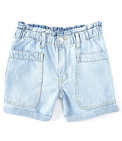 Jessica Simpson Big Girls 7-16 Patch Pocket Paperbag Shorts