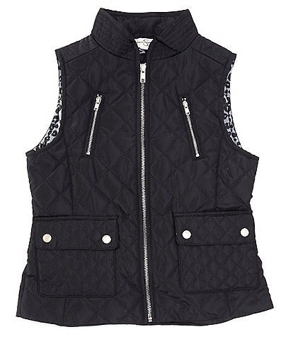 Jessica Simpson Big Girls 7-16 Quilted Barn Vest