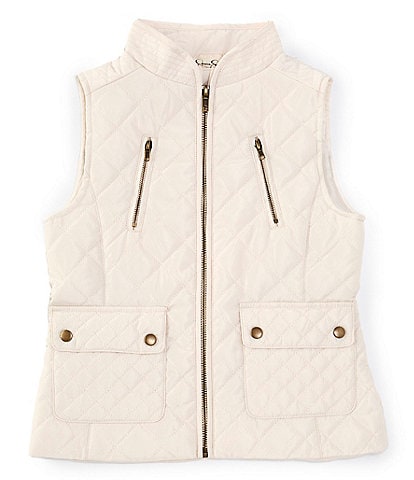 Jessica Simpson Big Girls 7-16 Quilted Barn Vest