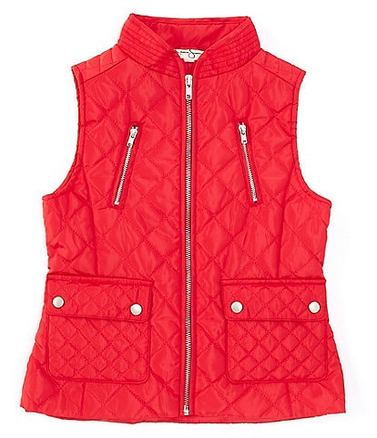 Jessica Simpson Big Girls 7-16 Quilted Barn Vest