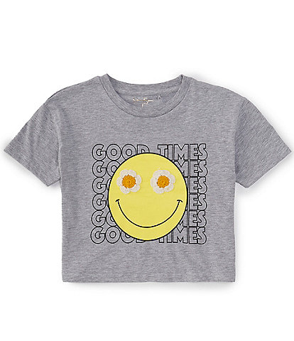 Jessica Simpson Big Girls 7-16 Short-Sleeve Good Times Graphic T-Shirt