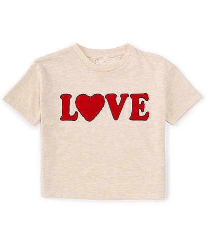 Jessica Simpson Big Girls 7-16 Short Sleeve Love Graphic T-Shirt